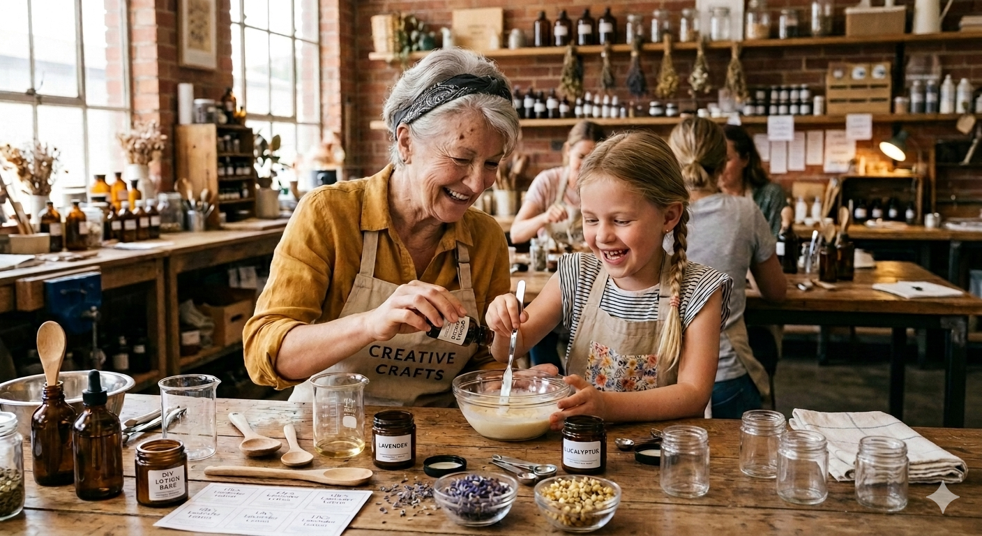 Mommy & Me Or Grandma & Me lotion class